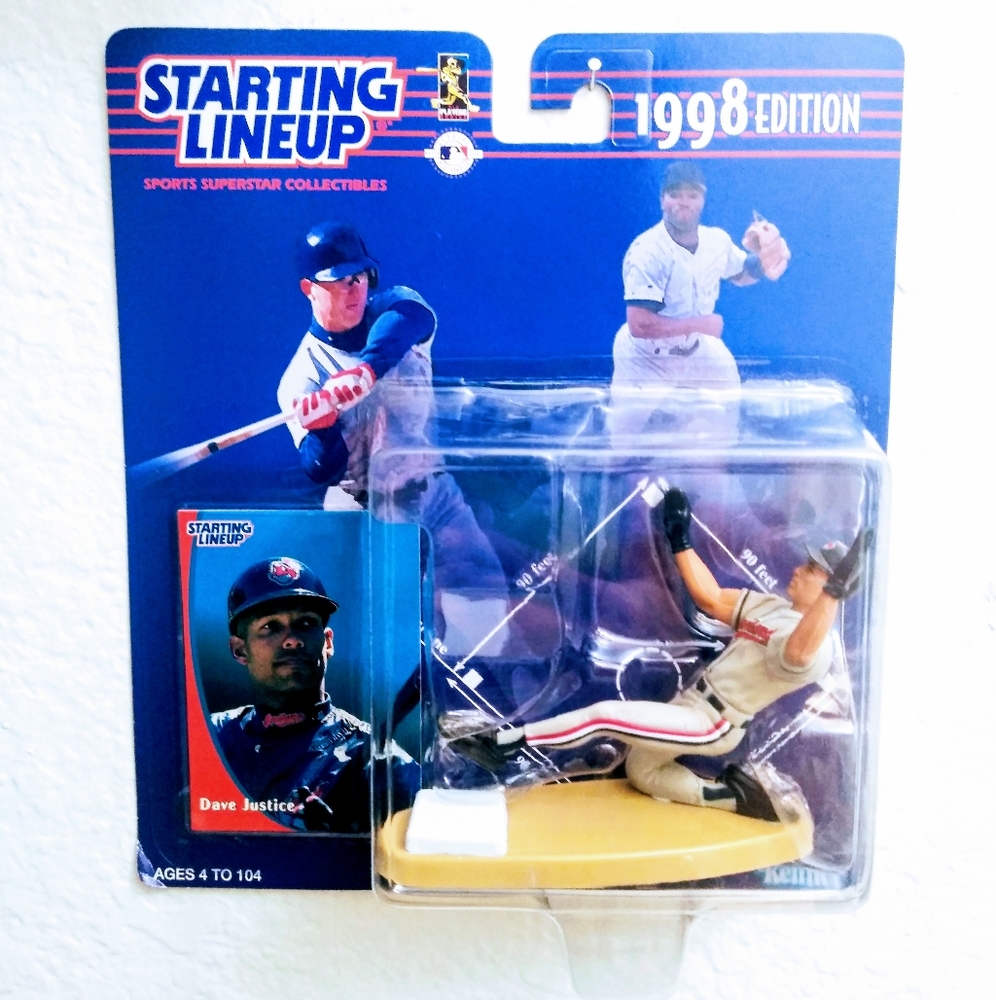 1998 David Justice Starting Lineup SLU Braves